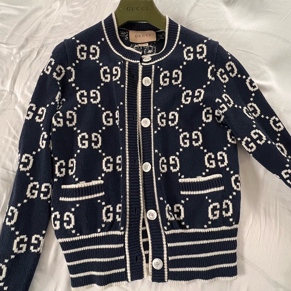 Gucci GG Jacquard Cardigan